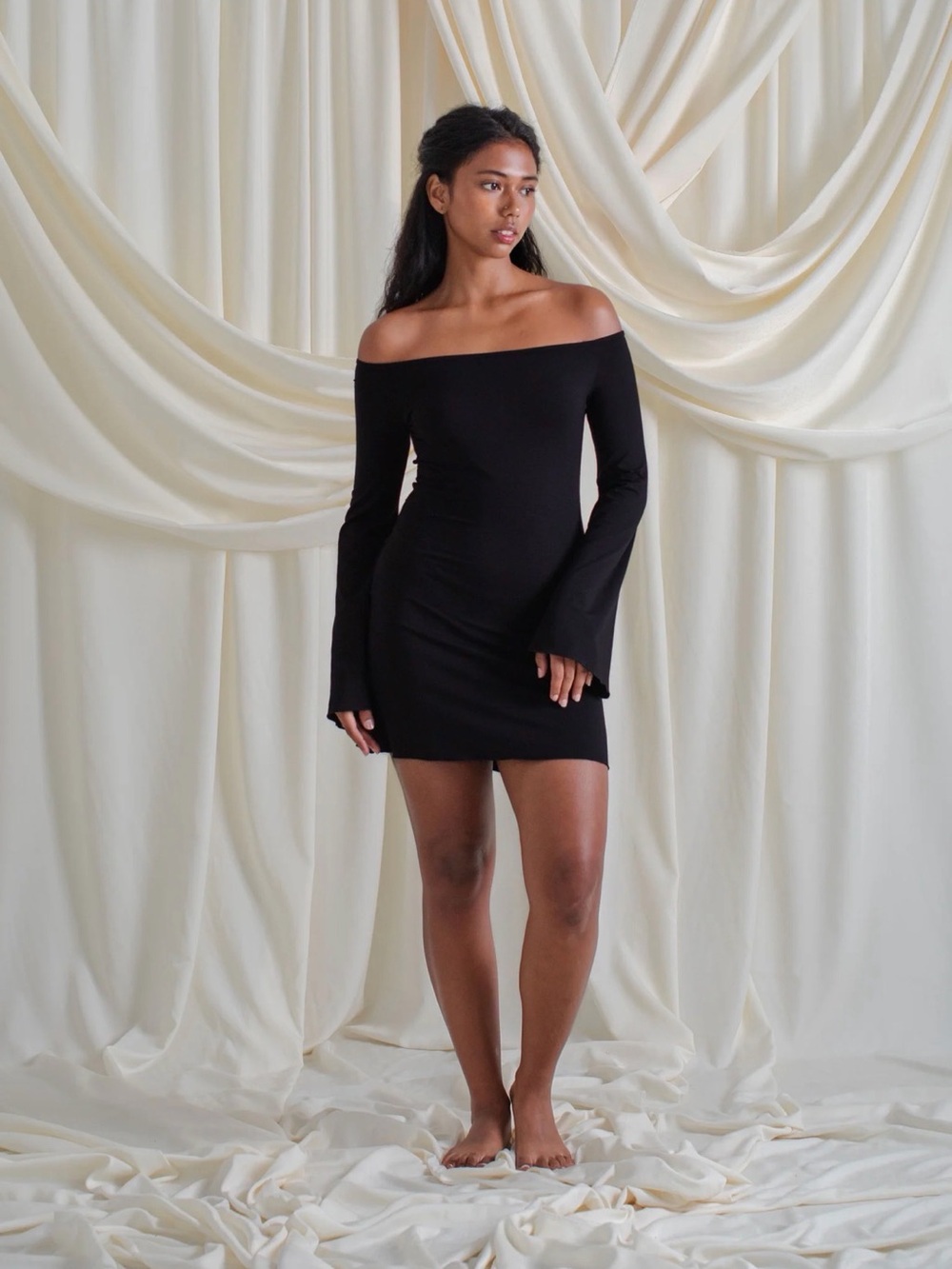 INDIGO LUNA | Frida Dress in Black XL/XXL